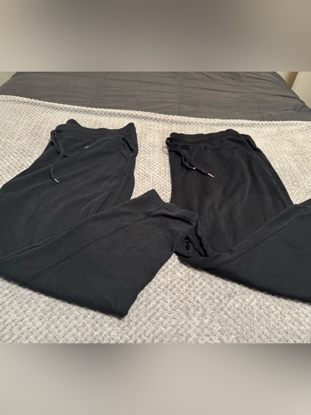 Pair of ladies black sweatpants